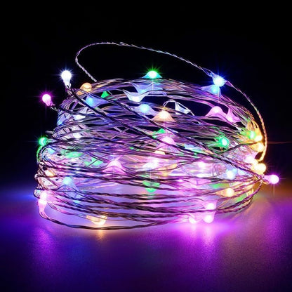 1pc String Lights for Bedroom, Party, Wedding, Christmas Halloween Decoration, 50/100LED, Holiday Lighting, Party Decorations, Ambient Lighting, Decorative Lighting, Durable String, Lightweight Design, Mood Lighting, Decorati