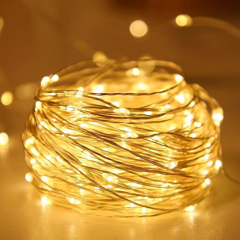 1pc String Lights for Bedroom, Party, Wedding, Christmas Halloween Decoration, 50/100LED, Holiday Lighting, Party Decorations, Ambient Lighting, Decorative Lighting, Durable String, Lightweight Design, Mood Lighting, Decorati