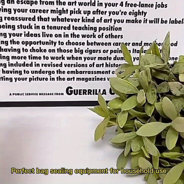 1pc Mini Vacuum Food Sealer Machine with Digital-like Operation - Cordless Portable Handheld Device, One-Touch Seal System, Low-Loss Heating Technology & Ergonomic Design for Freshness Preservation, White/Pink, Compatible wit