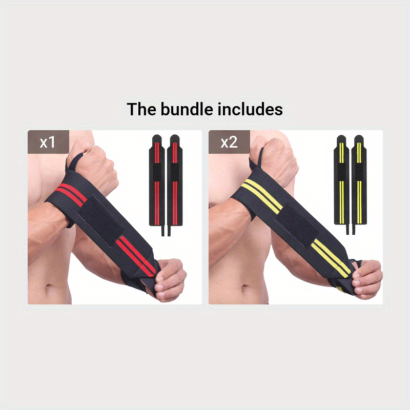 1 Pair Wrist Strap Wrist Rest Weightlifting Gym Training Professional Wrist
