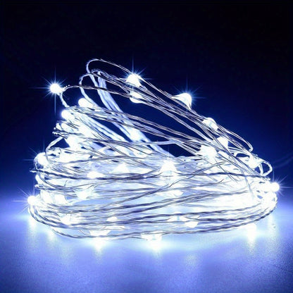 1pc String Lights for Bedroom, Party, Wedding, Christmas Halloween Decoration, 50/100LED, Holiday Lighting, Party Decorations, Ambient Lighting, Decorative Lighting, Durable String, Lightweight Design, Mood Lighting, Decorati