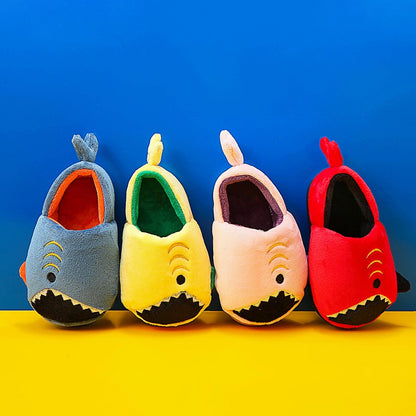 Boys' Dinosaur Slippers with Plush TPR Sole & Alligator/Crocodile Teeth - Warm Winter Indoor/Outdoor, Green & White Low-Top Easy Slip-On for, Cute Dino Footwear for Bedtime & Play