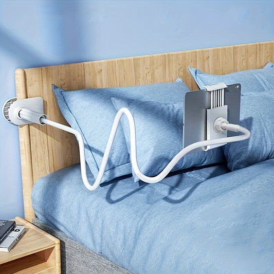 360° Rotating Tablets And Smartphones Stand with Spiral Base, Lazy Person'S Bedside Support for Mobile Devices, Bedside Table