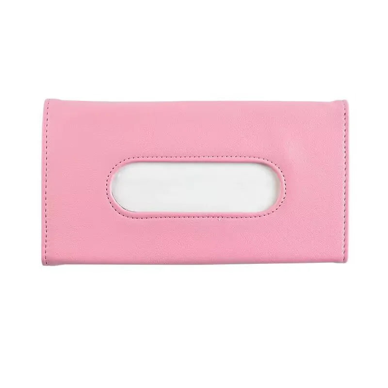 1 pc Creative car sunshade tissue bag car leather tissue box sunroof hanging seat car tissue box