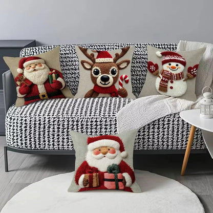Christmas 45cm Christmas Pillowcase Cartoon Santa Claus