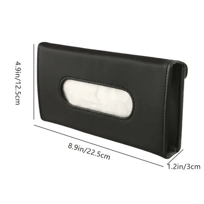 1 pc Creative car sunshade tissue bag car leather tissue box sunroof hanging seat car tissue box