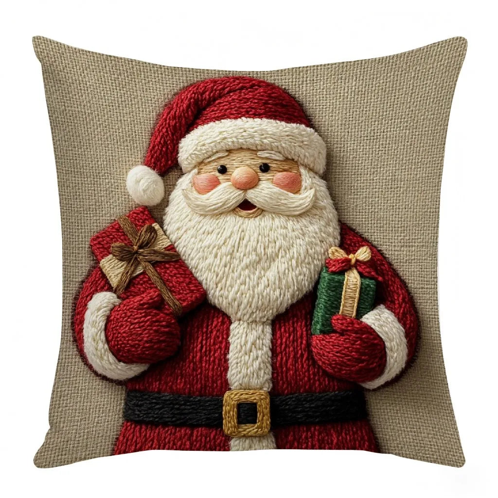Christmas 45cm Christmas Pillowcase Cartoon Santa Claus