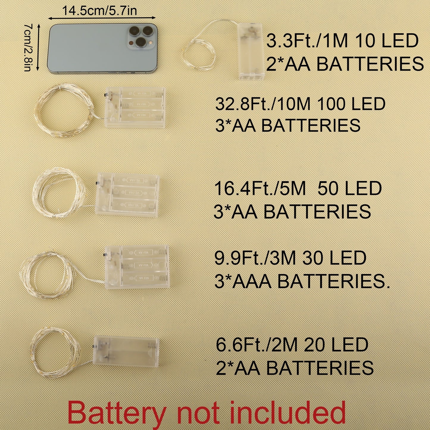 1pc String Lights for Bedroom, Party, Wedding, Christmas Halloween Decoration, 50/100LED, Holiday Lighting, Party Decorations, Ambient Lighting, Decorative Lighting, Durable String, Lightweight Design, Mood Lighting, Decorati