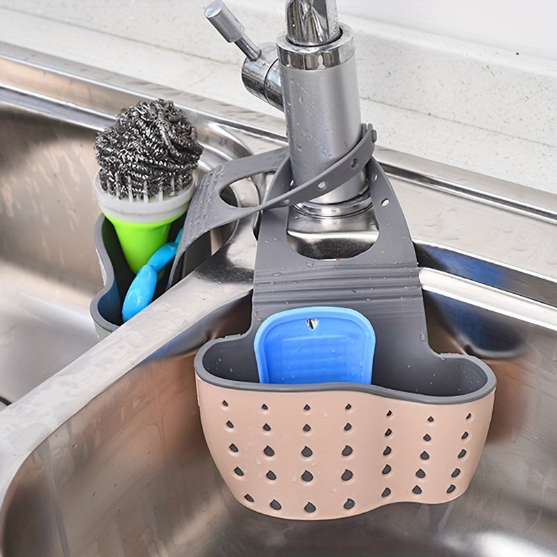 1 Pc Multifunctional Sink Sponge Rack