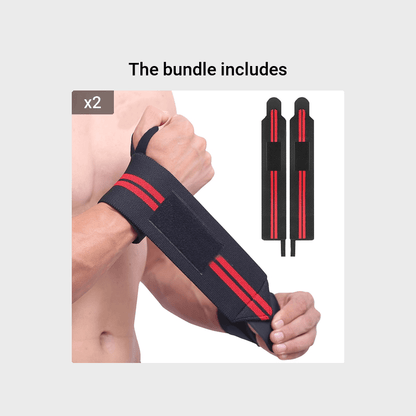 1 Pair Wrist Strap Wrist Rest Weightlifting Gym Training Professional Wrist