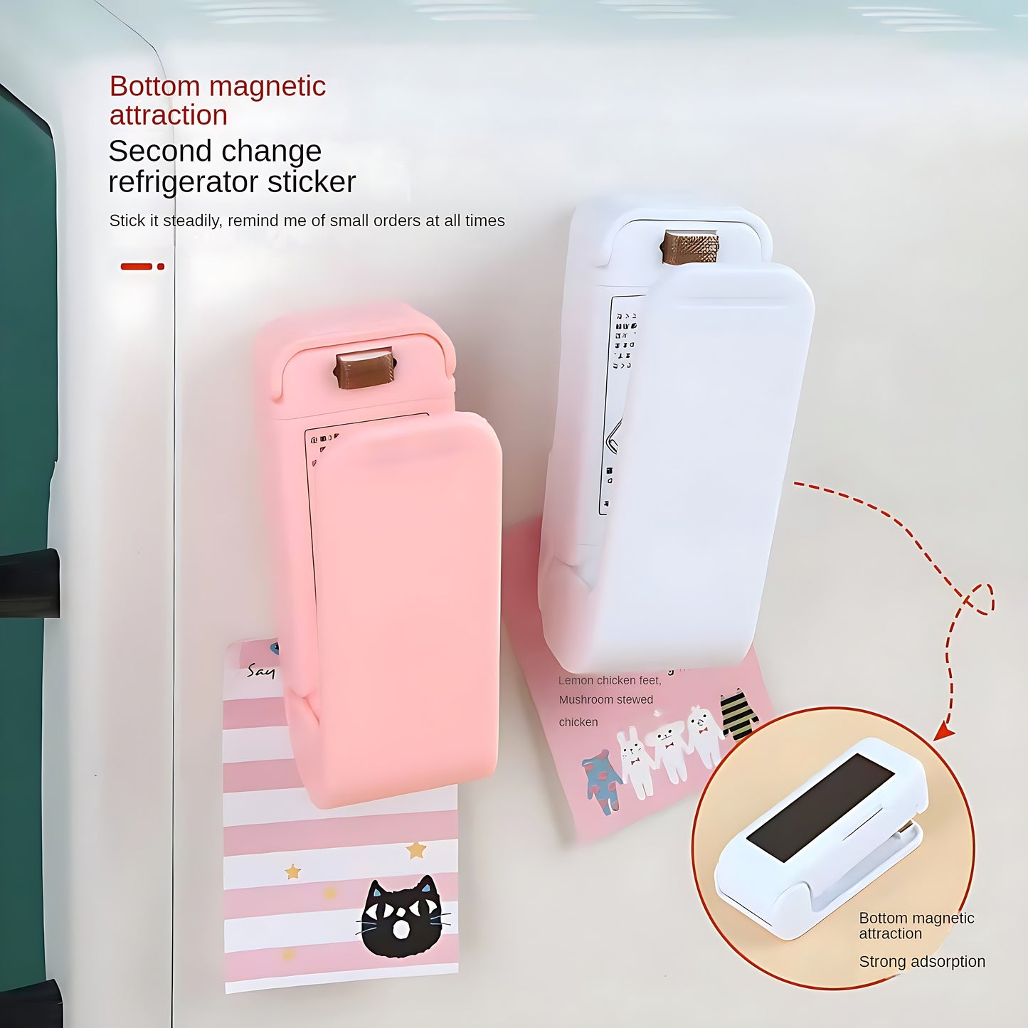 1pc Mini Vacuum Food Sealer Machine with Digital-like Operation - Cordless Portable Handheld Device, One-Touch Seal System, Low-Loss Heating Technology & Ergonomic Design for Freshness Preservation, White/Pink, Compatible wit