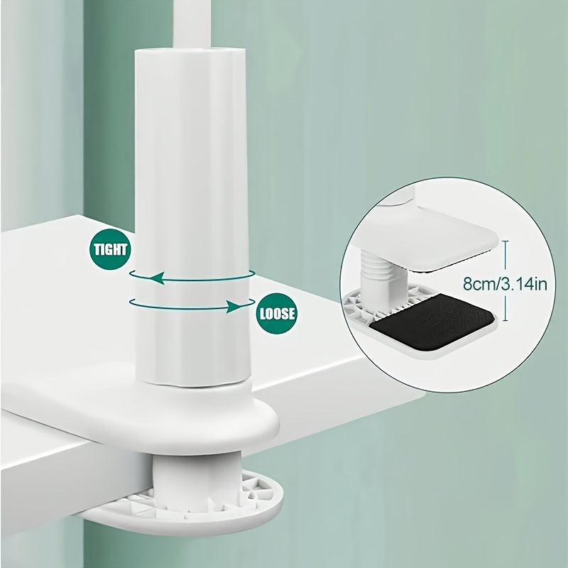 360° Rotating Tablets And Smartphones Stand with Spiral Base, Lazy Person'S Bedside Support for Mobile Devices, Bedside Table