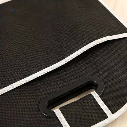 Car Trunk Cargo Storage Bag, Foldable Black Storage Box For Car And Trunk