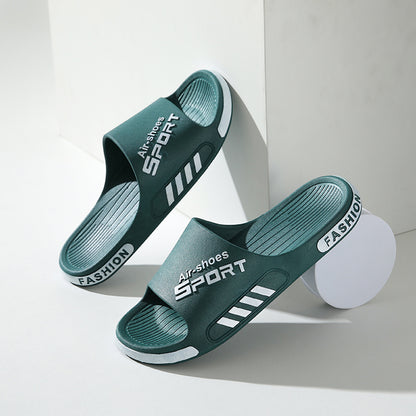 Men'S Casual Summer PVC Slippers - Non-Slip, Wear-Resistant Sole, Comfortable Slip-On Sandals for Outdoor & Indoor Use, Outdoor Footwear | Casual Slipon Shoes | PVC Upper Sandalssuitable for Men & Women