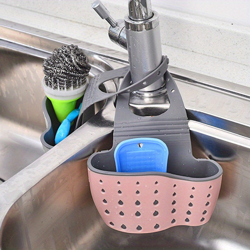 1 Pc Multifunctional Sink Sponge Rack