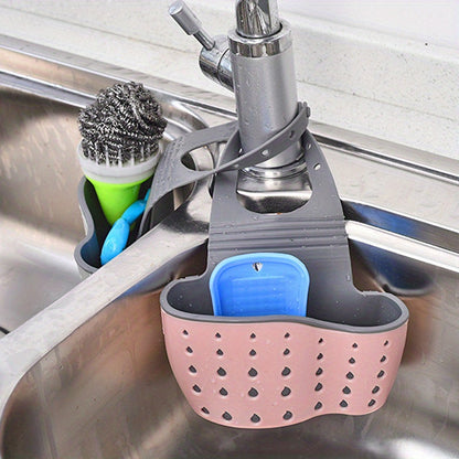 1 Pc Multifunctional Sink Sponge Rack